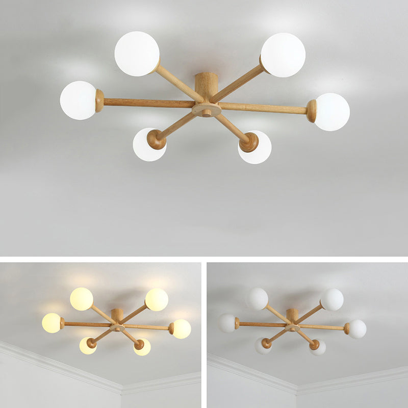 Muto Ceiling Light, Dimmable 6/8 Head