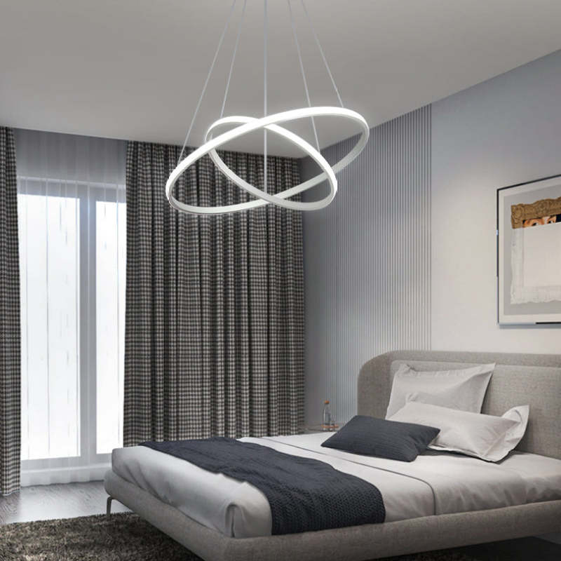 Arisha Modern Ring Pendant Light, 2/3/4 Rings