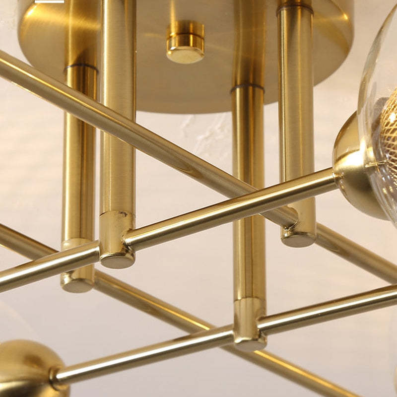 Valentina Industrial Glass Globe Chandelier LED, 6 Style