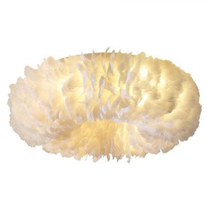 O'Moore Swan Feather Round Ceiling Light