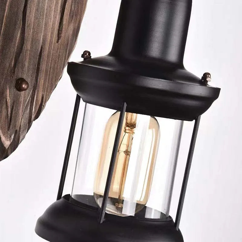 Austin Vintage Lantern Metal Classic Industrial Wall Lamp