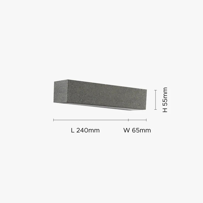 Ray LED Outdoor Wall Lamp, Black & White