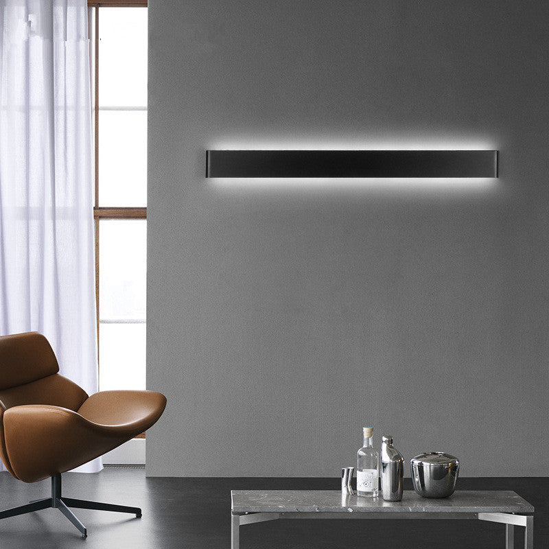 Arisha Minimalist Wall Lamp, Black/White