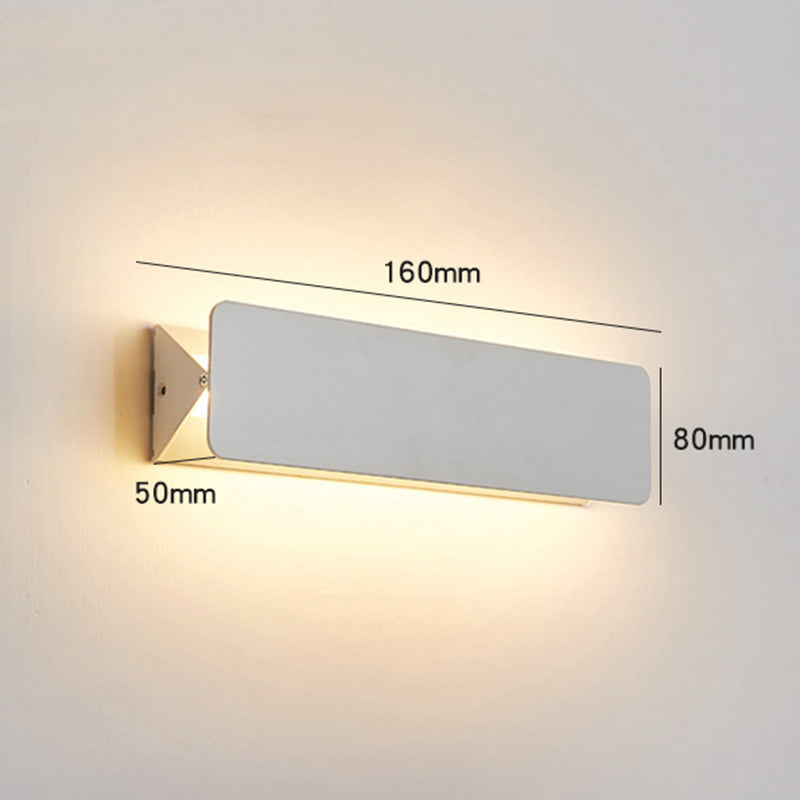 Arisha LED Metal Indoor Wall Lamp Rotatable, White