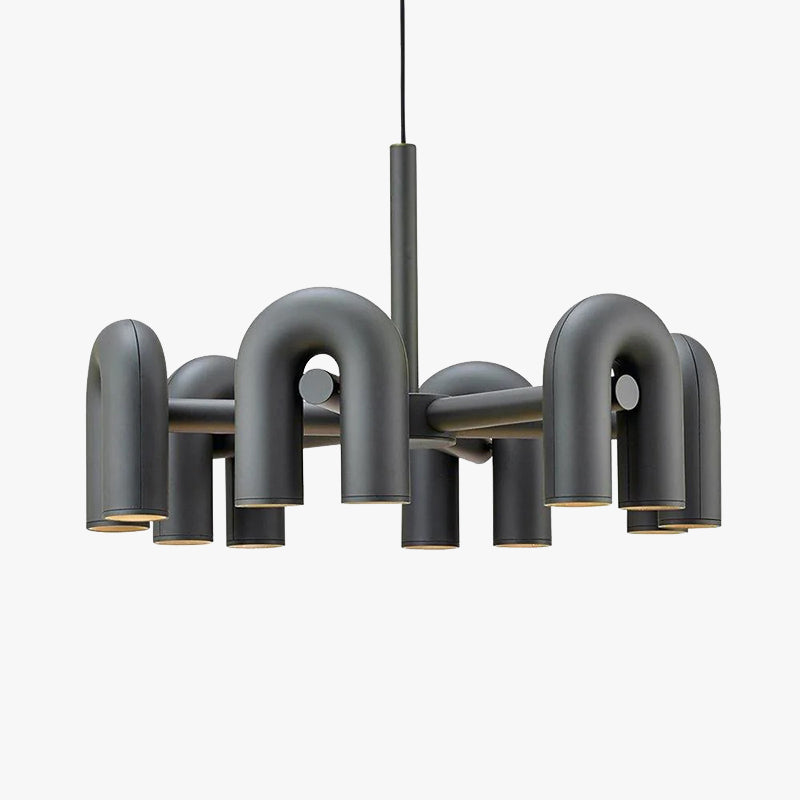 Arisha Modern Pendant Light Linear with 3 U-Shaped Light
