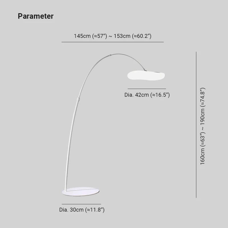 Mira Metal Floor Lamp Living Room/Bedroom