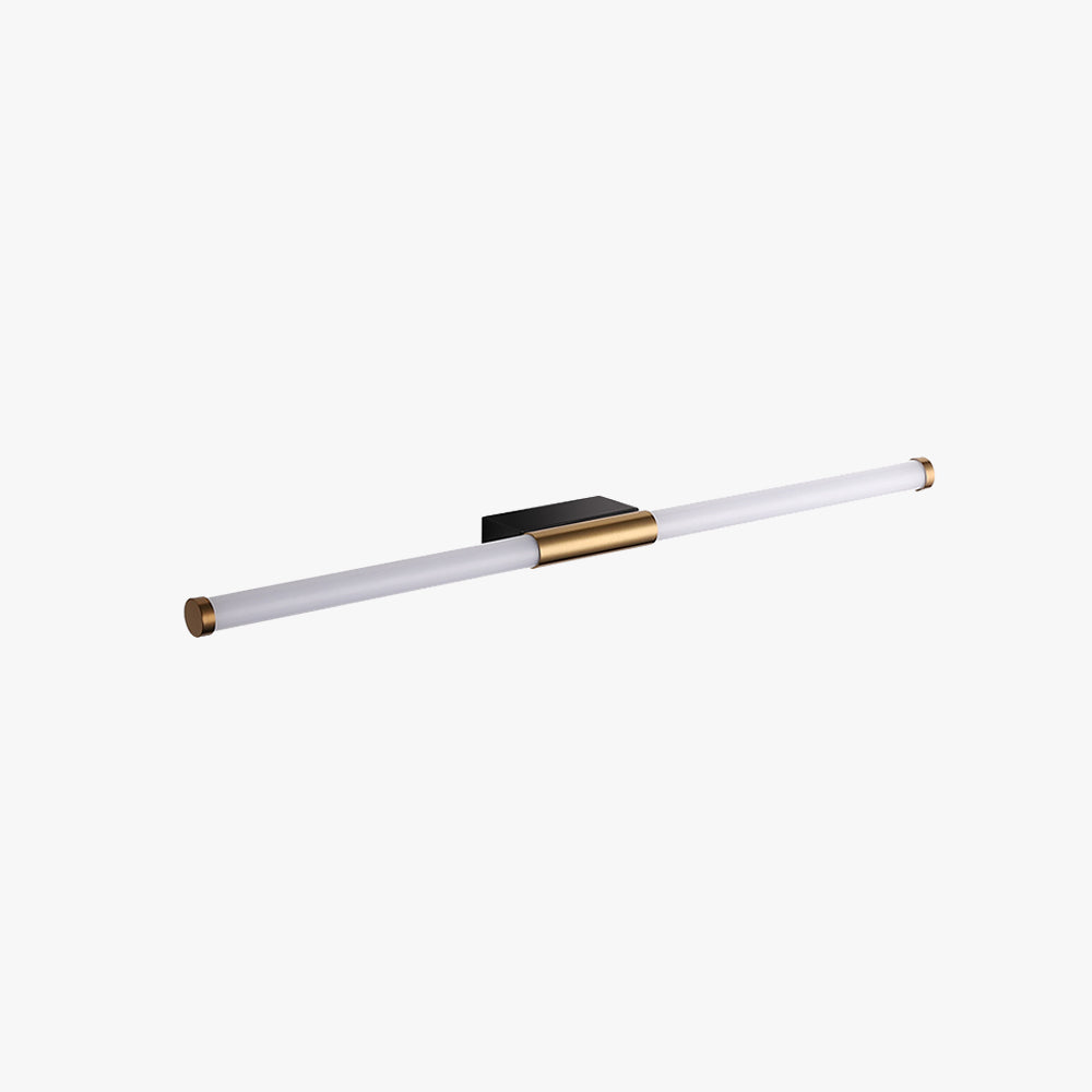 Arisha Modern Linear Cooper White Mirror Front Wall Lamp