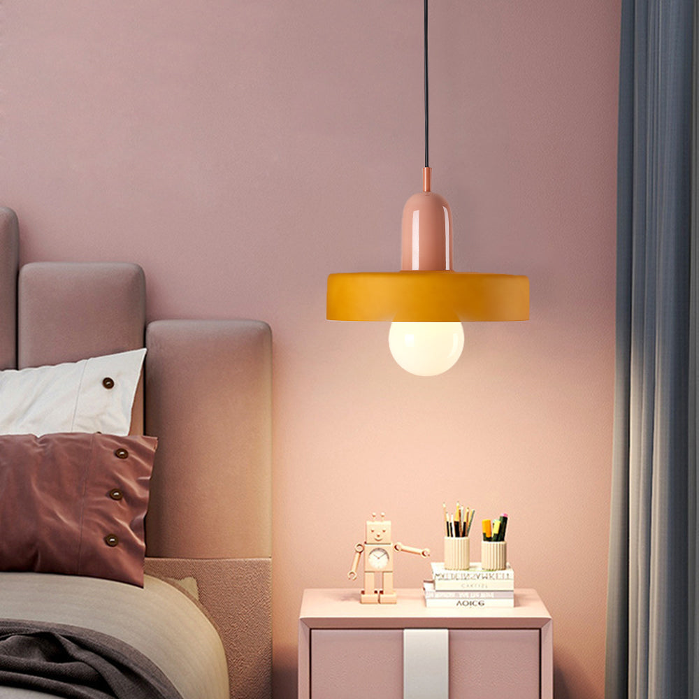 Valentina Vintage LED Glass Pendant Light, Multicolor