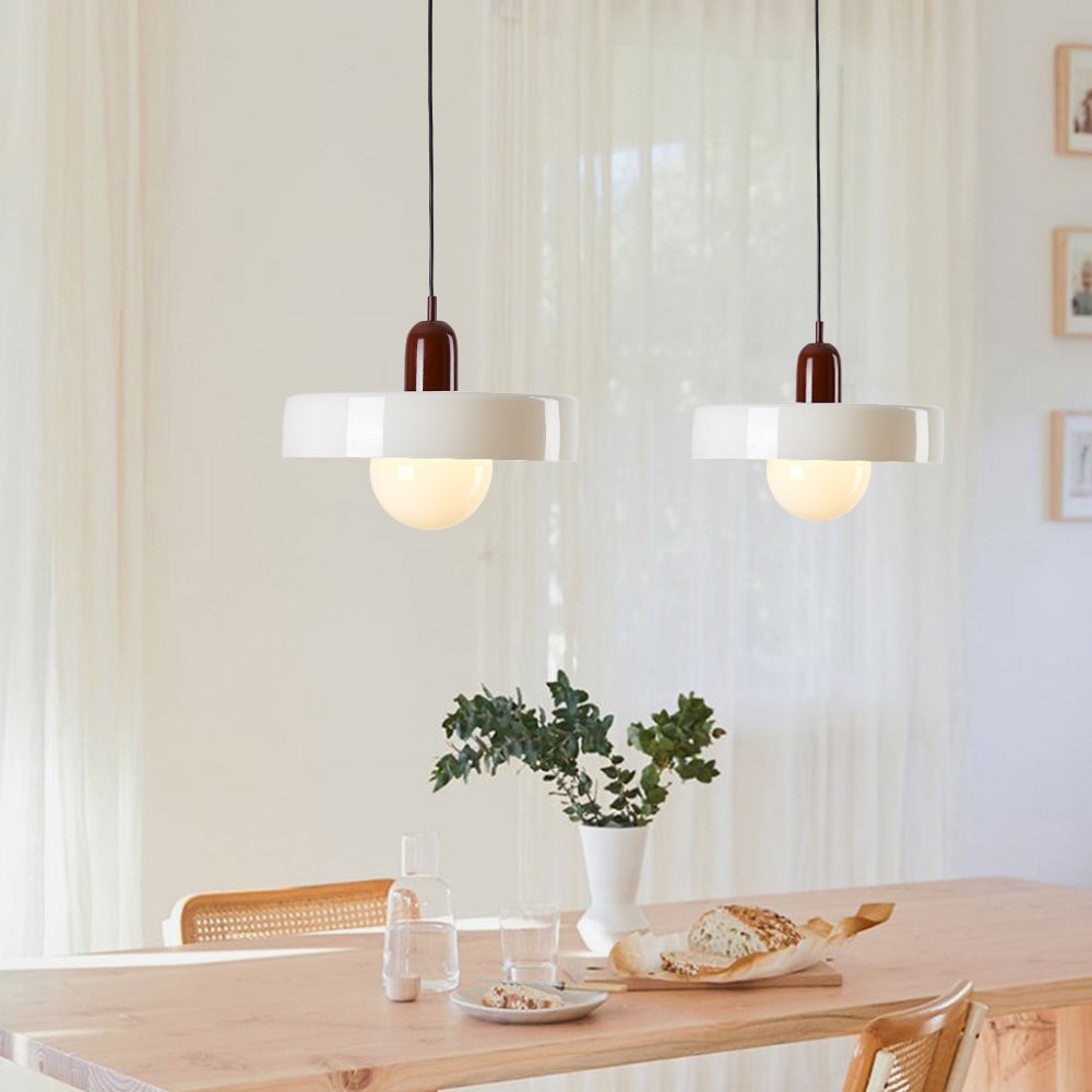 Valentina Vintage LED Glass Pendant Light, Multicolor