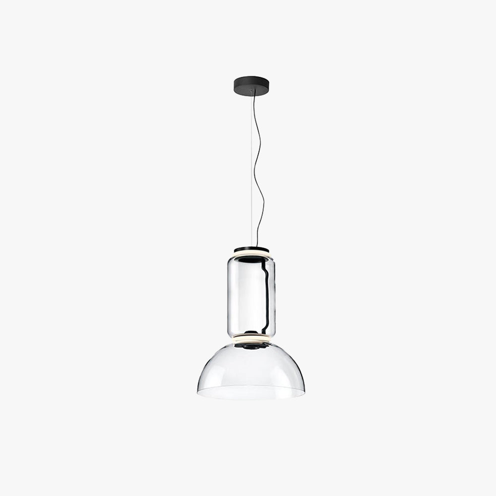 Valentina Minimalist Combination Glass Pendant Light, Clear