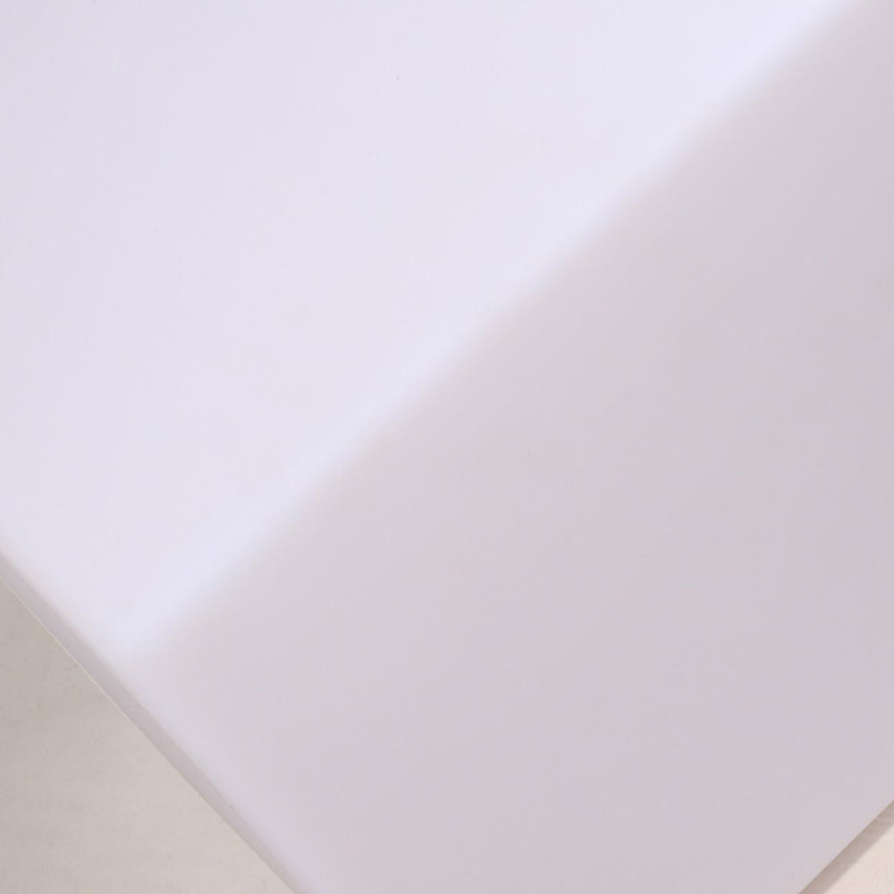 Ray Minimalist Square Acrylic Outdoor Ground Lamp, White