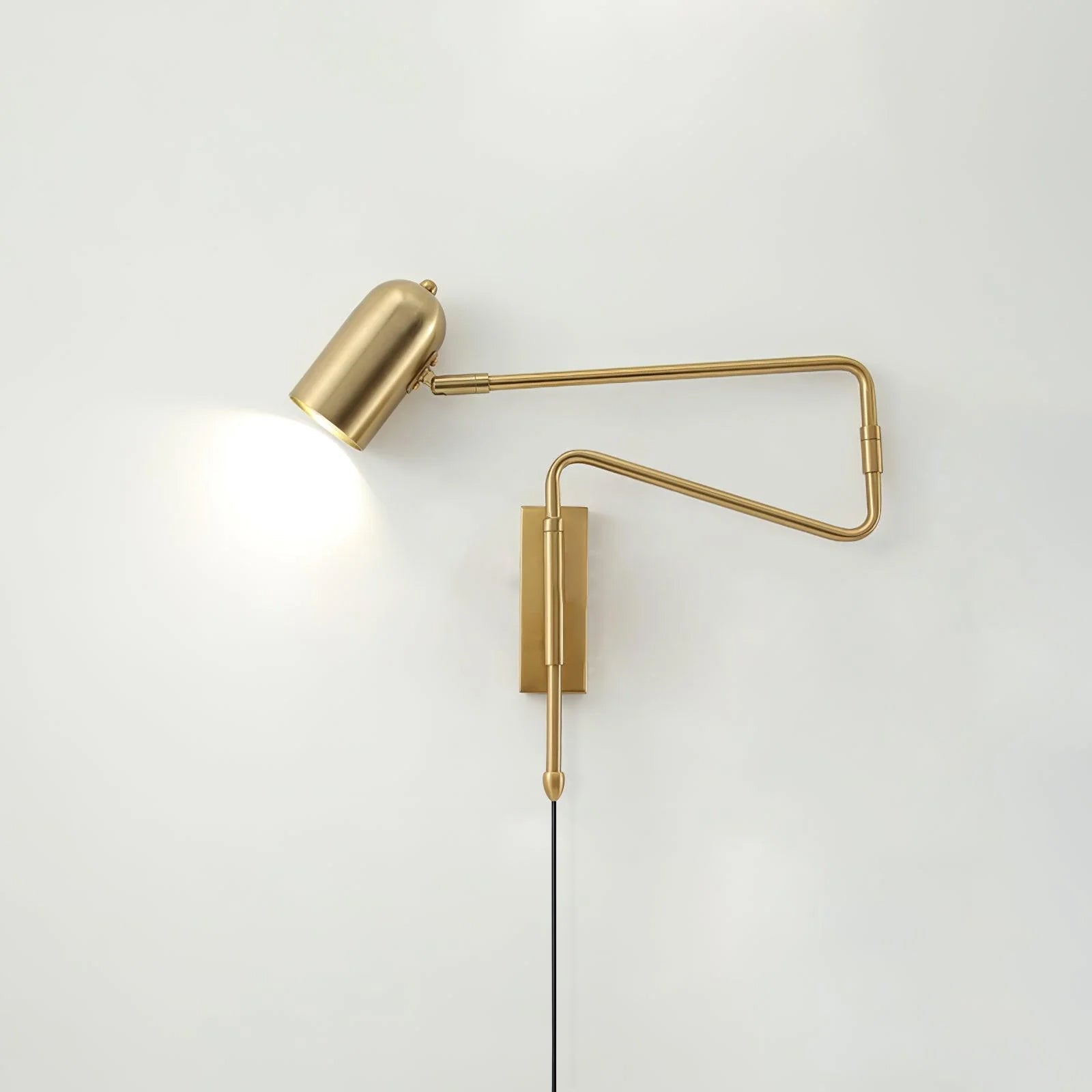 Ivar Adjustable Arm Plug In Wall Lamp - Letslighting