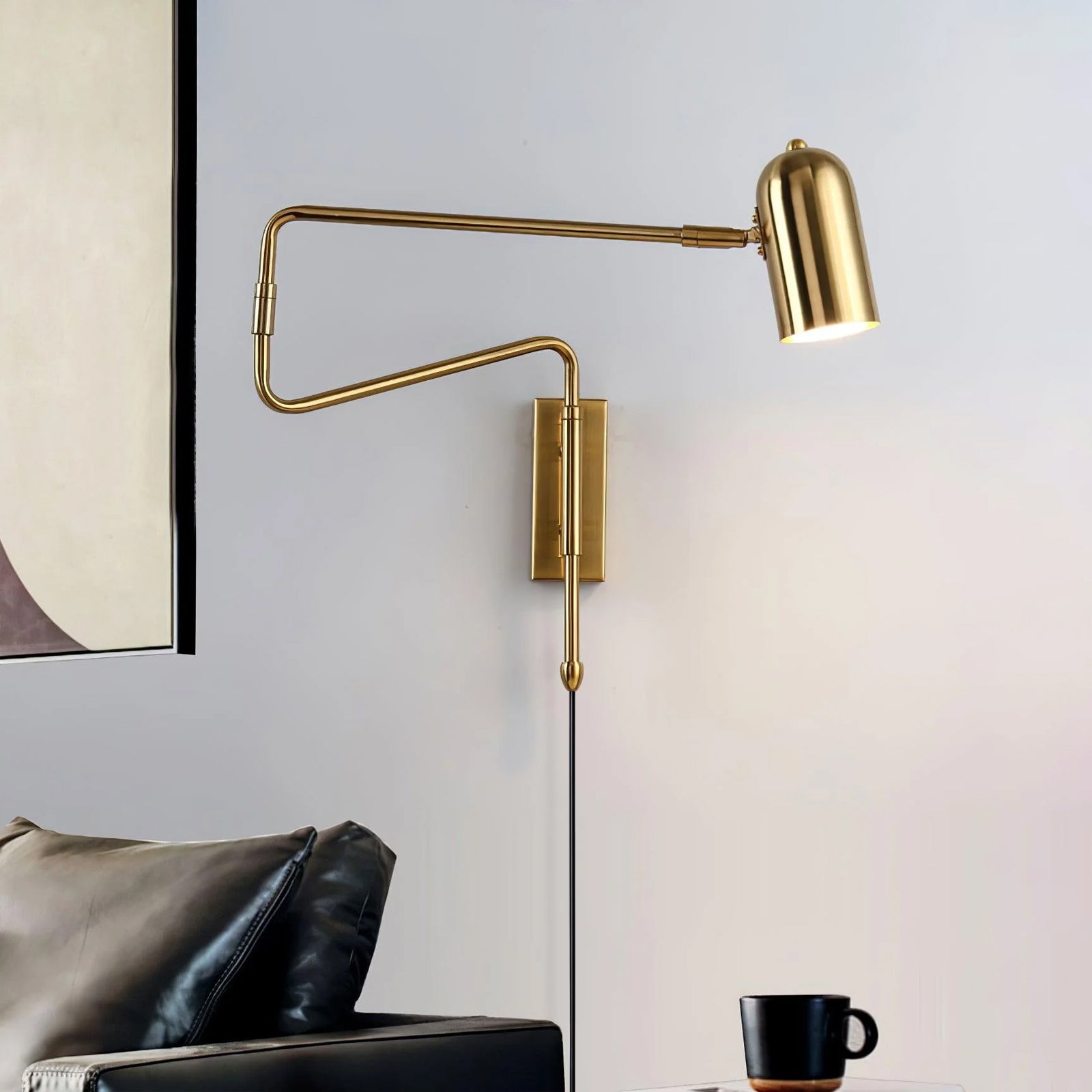 Ivar Adjustable Arm Plug In Wall Lamp - Letslighting