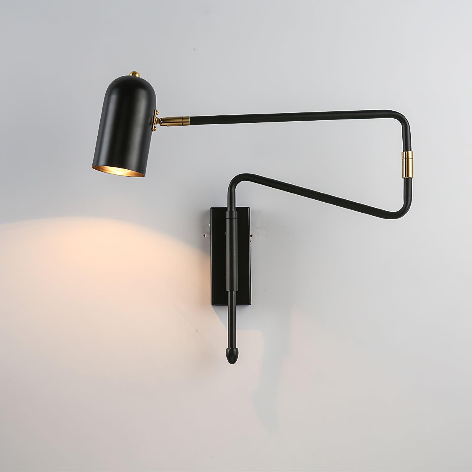 Ivar Adjustable Arm Plug In Wall Lamp - Letslighting