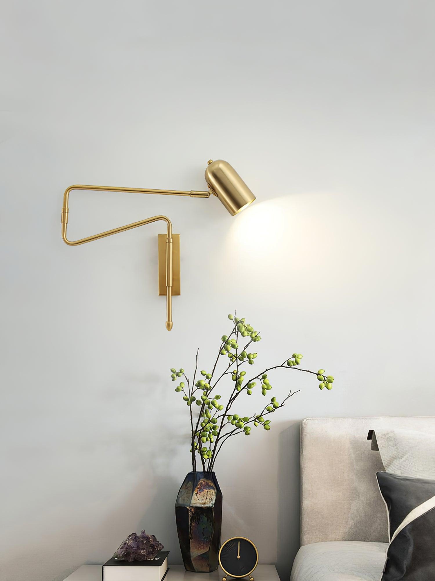 Ivar Adjustable Arm Plug In Wall Lamp - Letslighting