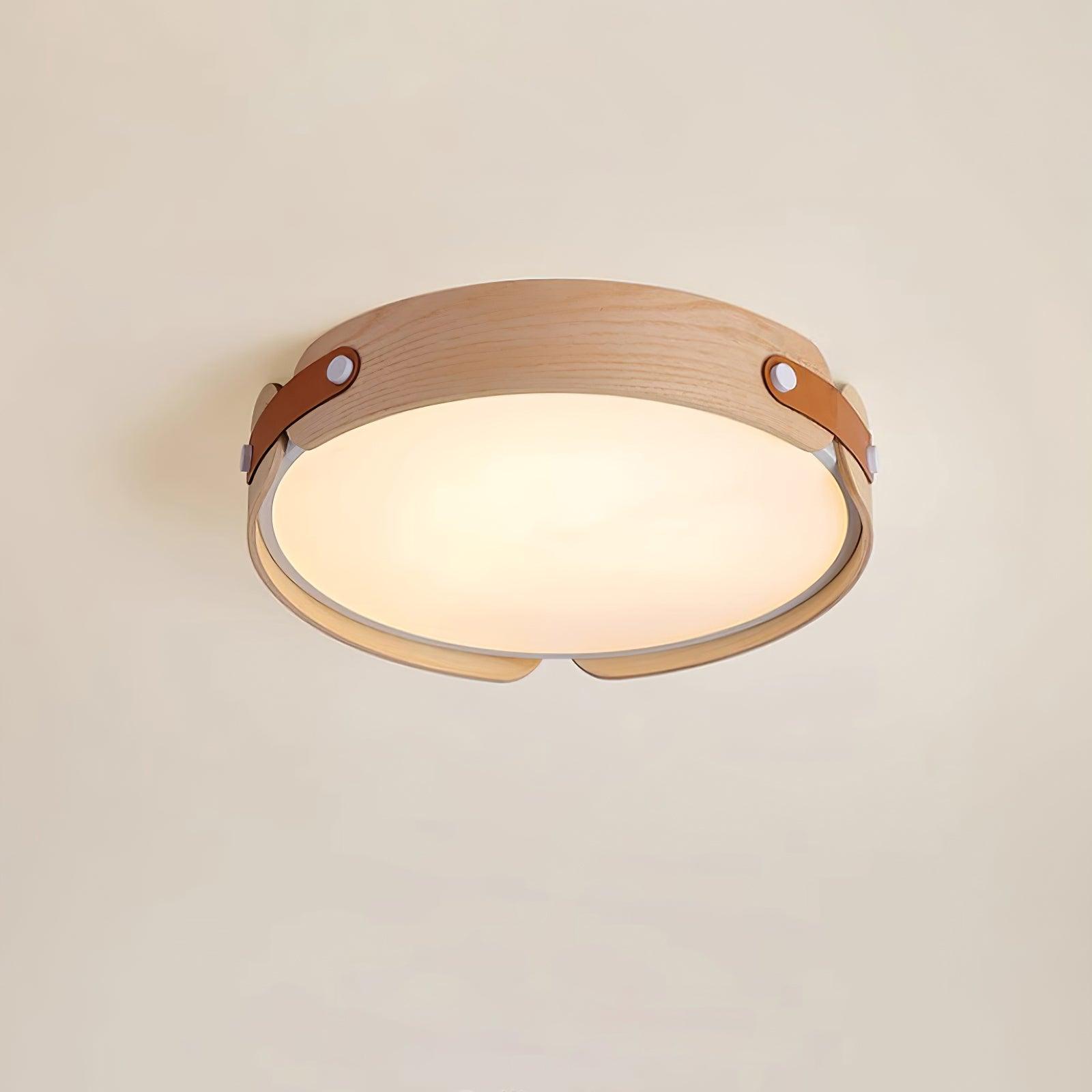Echo Modern Minimalist Wood Ceiling Light - Letslighting