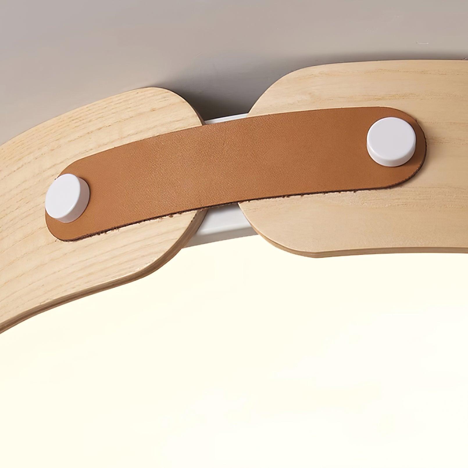 Echo Modern Minimalist Wood Ceiling Light - Letslighting