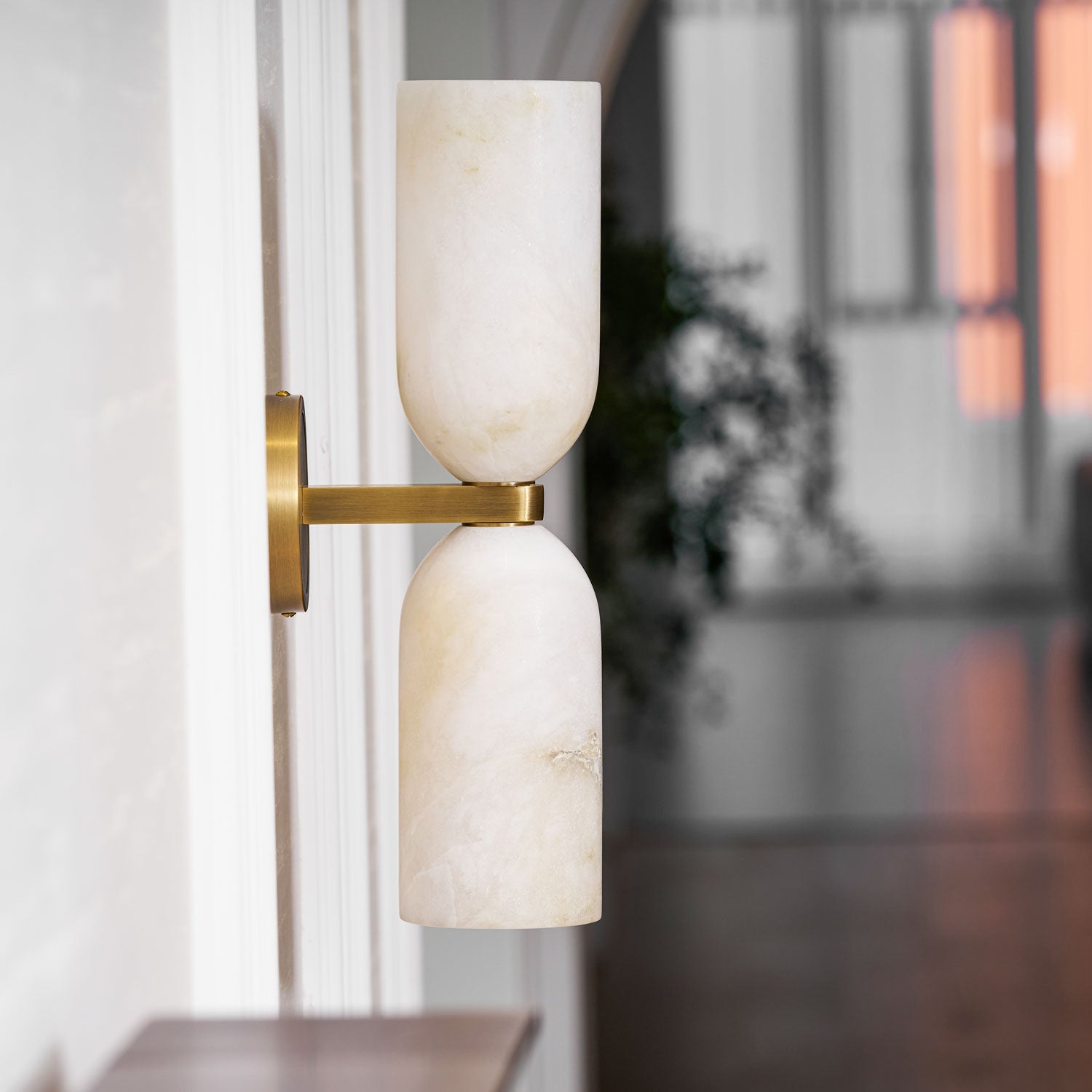 Nexus Modern Alabaster Wall Light