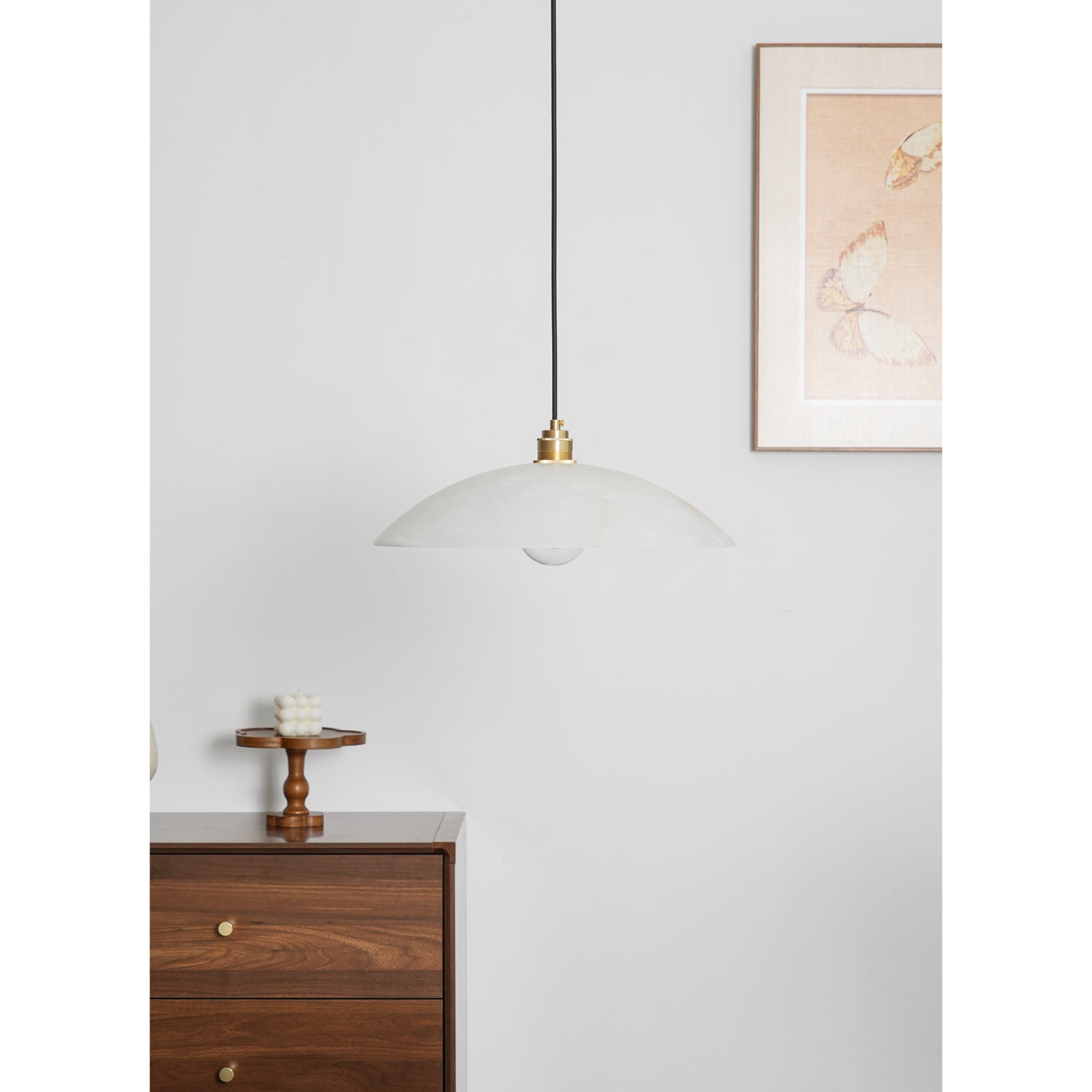 Nerea Minimalist Alabaster Pendant Light - Letslighting