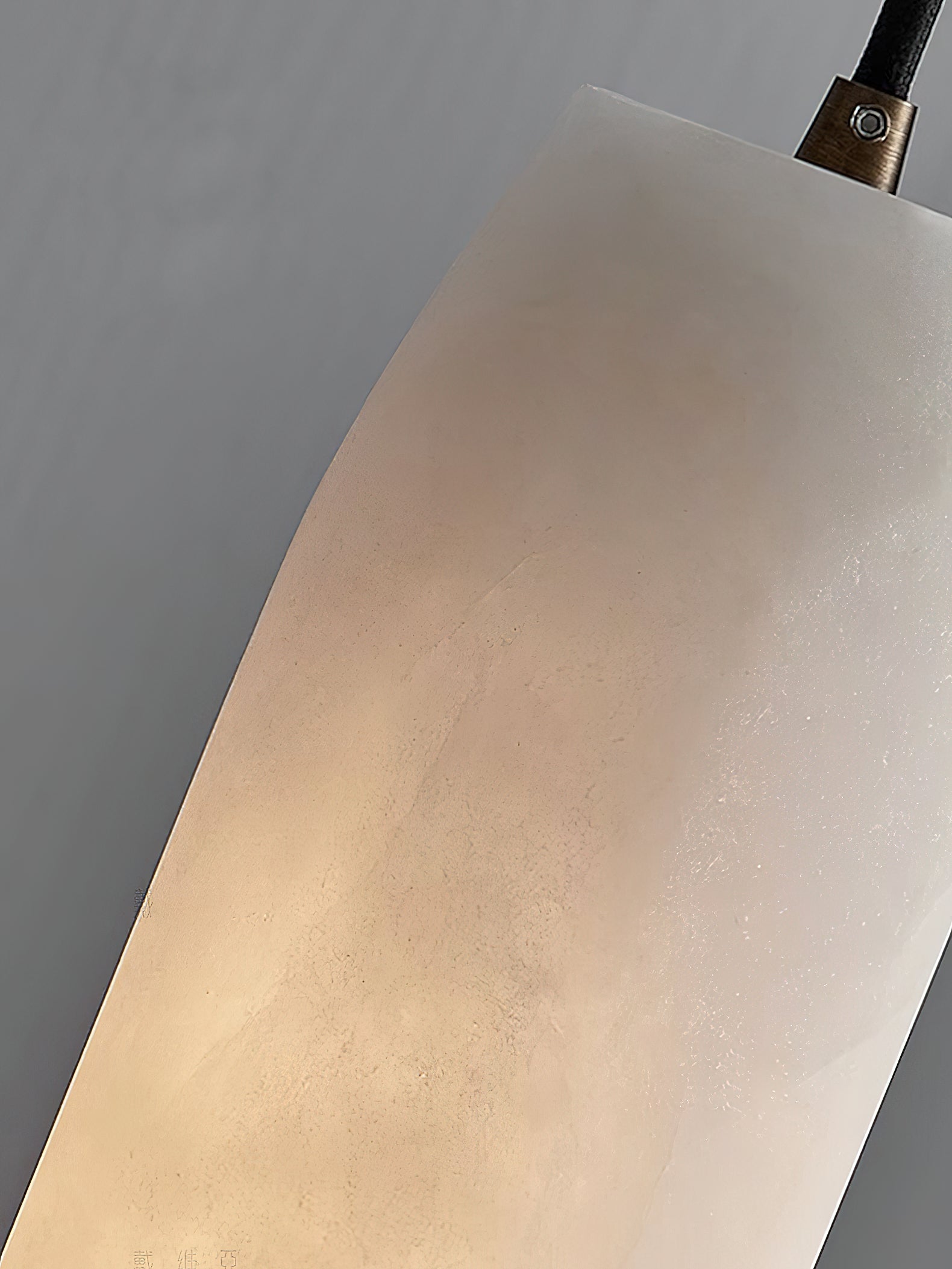 Kvennuvye Flute Modern Minimalist Alabaster Pendant Light - Neutralighting