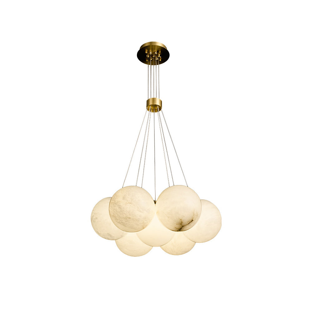 Norduvyd Chandelier Métal Lunaire Créativité Salon - Neutralighting