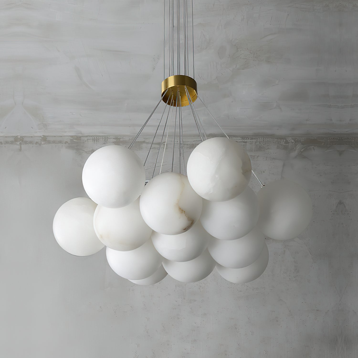 Norduvyd Chandelier Métal Lunaire Créativité Salon - Neutralighting