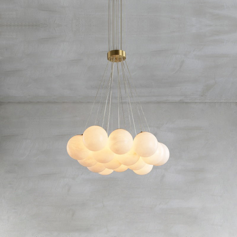 Norduvyd Chandelier Métal Lunaire Créativité Salon - Neutralighting