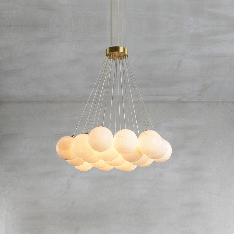 Norduvyd Chandelier Métal Lunaire Créativité Salon - Neutralighting