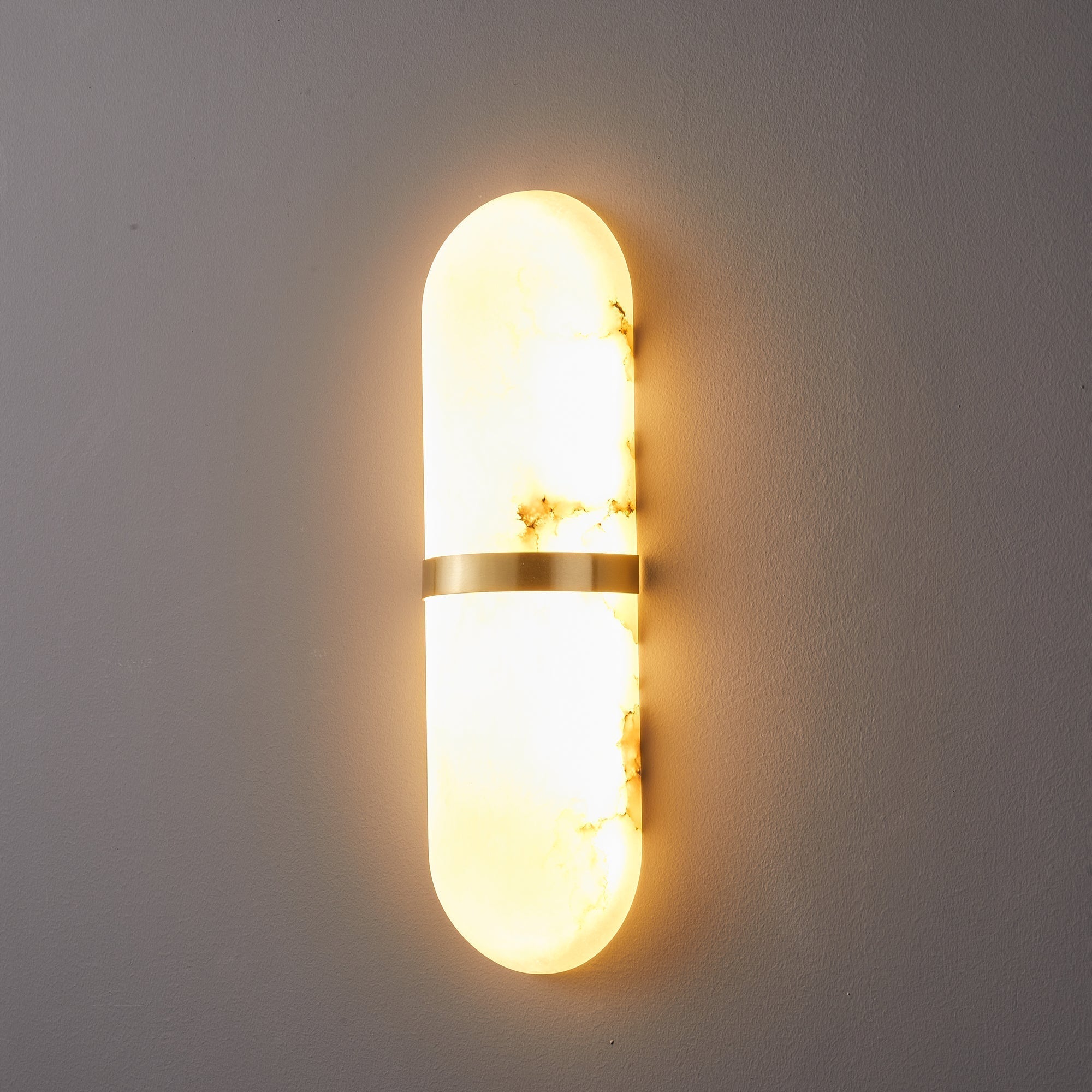 Ostruvyd Luxury Pill Alabaster Wall Lamp - Neutralighting