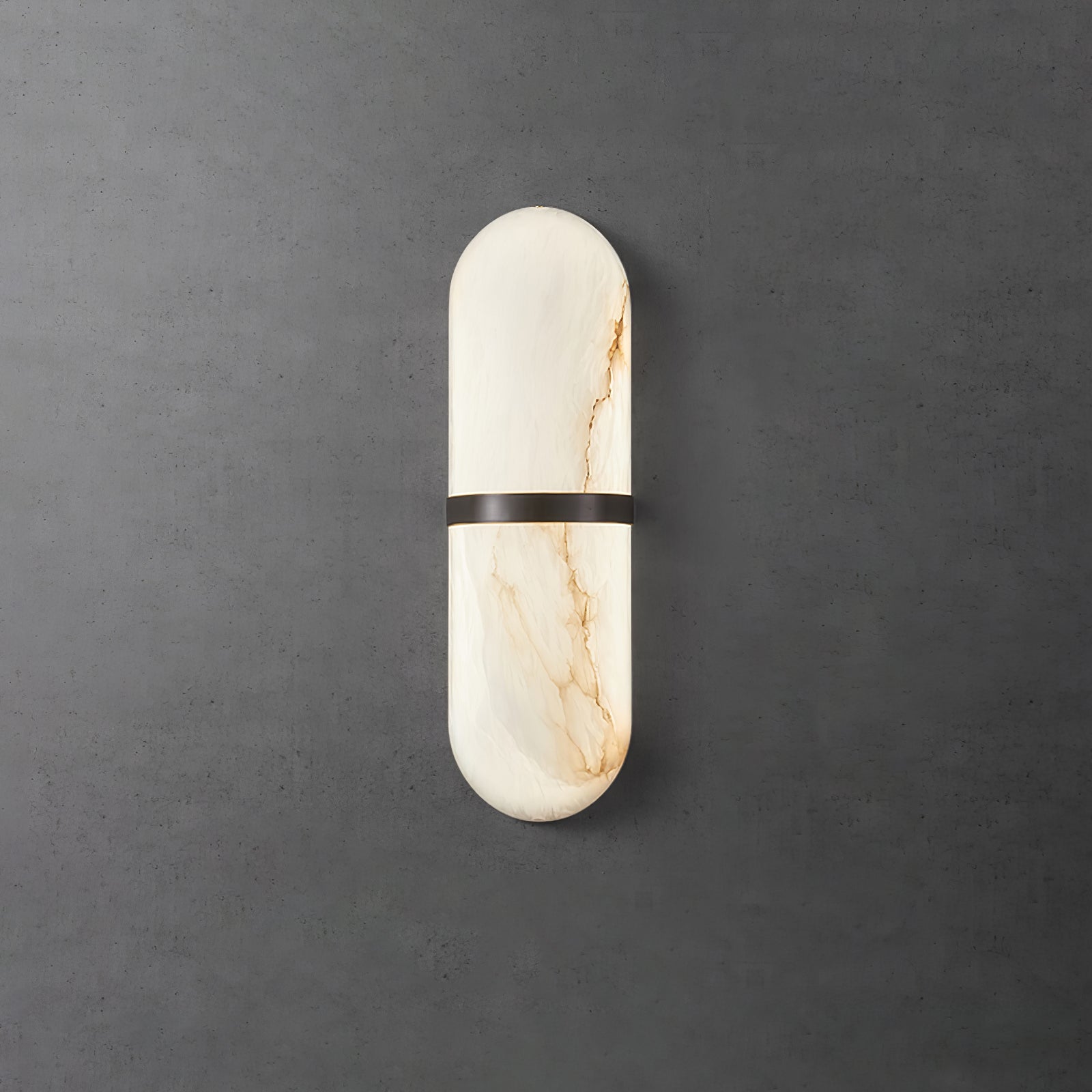 Ostruvyd Luxury Pill Alabaster Wall Lamp - Neutralighting
