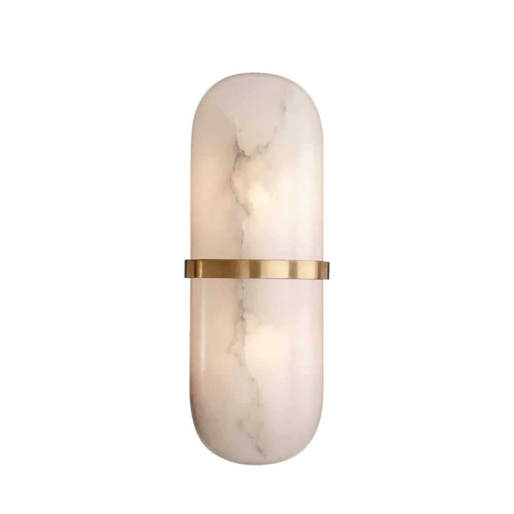 Ostruvyd Luxury Pill Alabaster Wall Lamp - Neutralighting