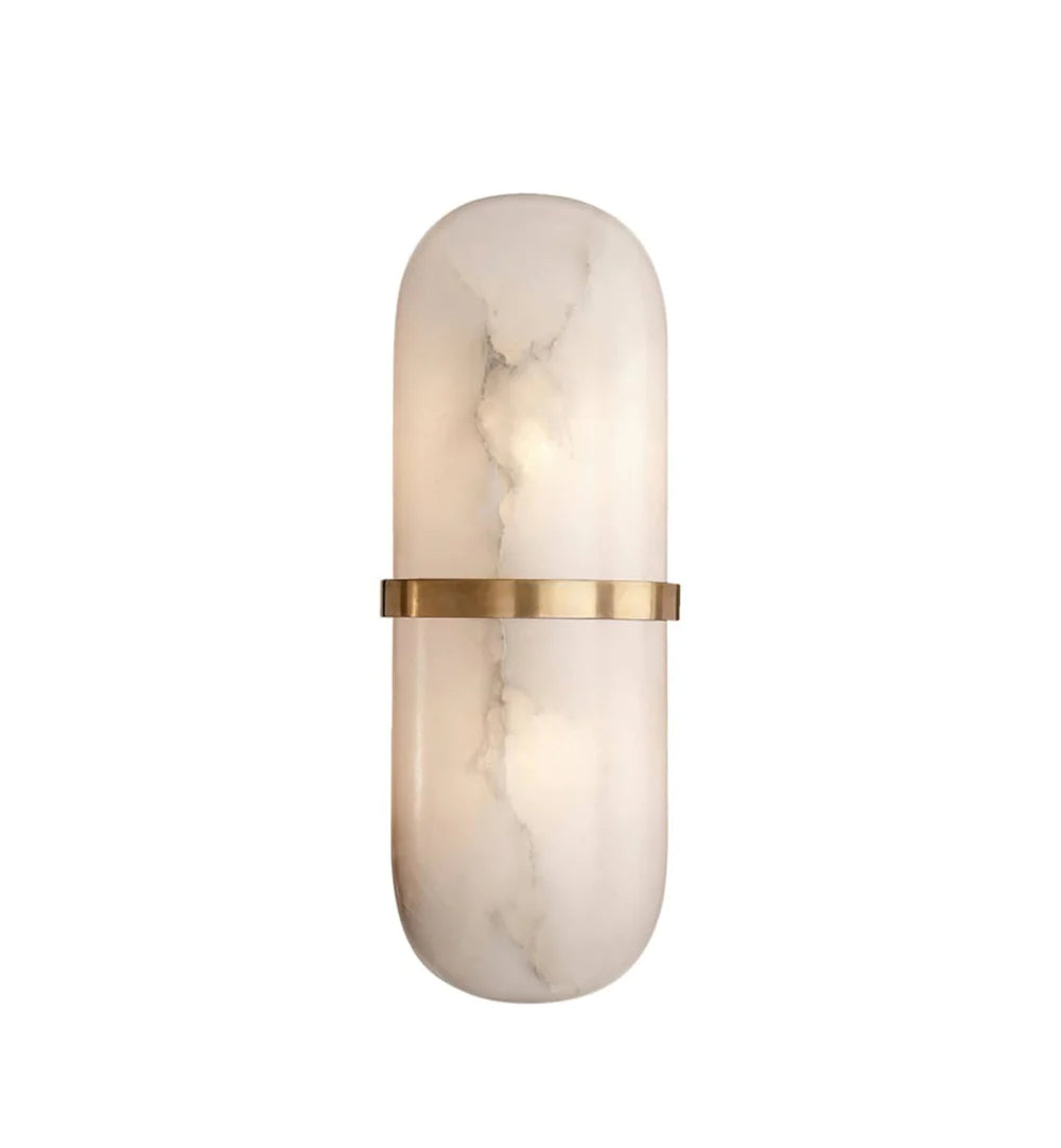 Ostruvyd Luxury Pill Alabaster Wall Lamp - Neutralighting