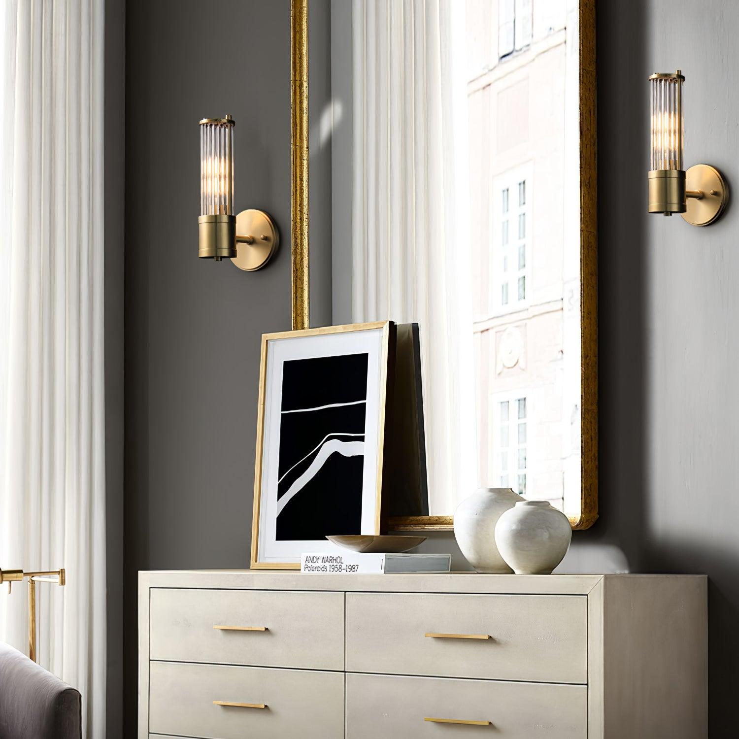Vevenisra Applique Murale Art Nordique Cylindre Verre - Neutralighting