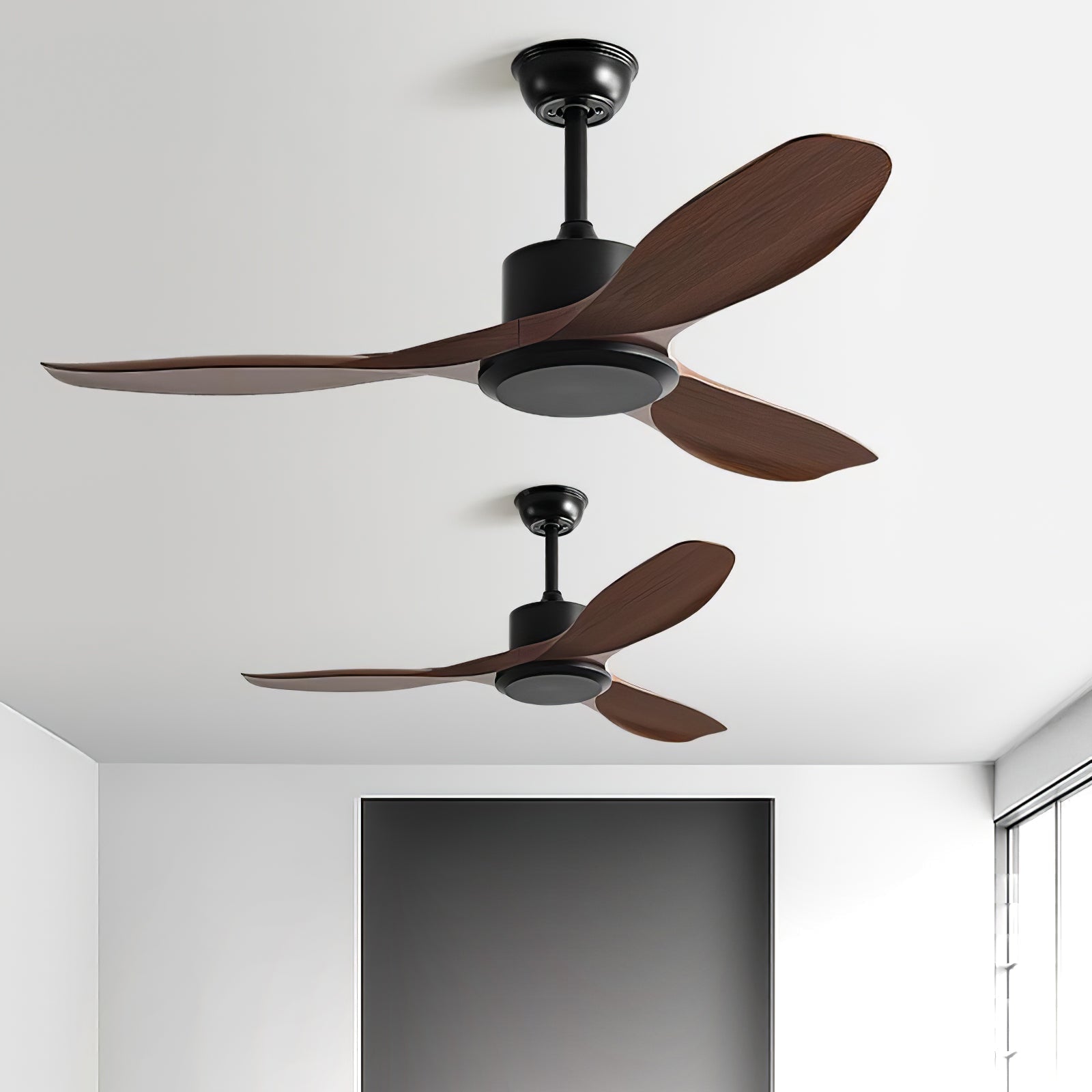 Arlo Minimalist Wood Ceiling Fan Light - Letslighting