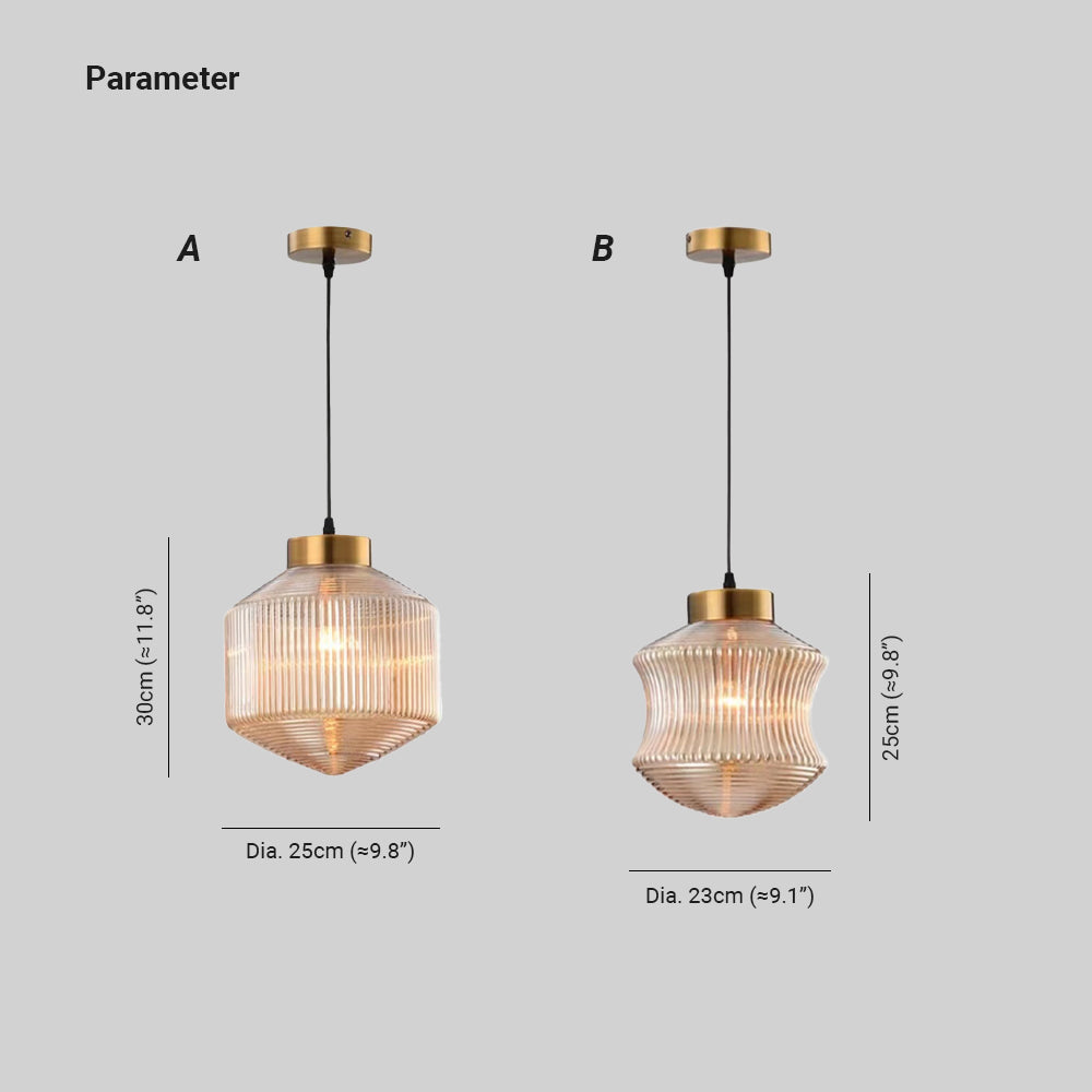 Valentina Modern LED Pendant Light Smoke Gray Glass Bedroom