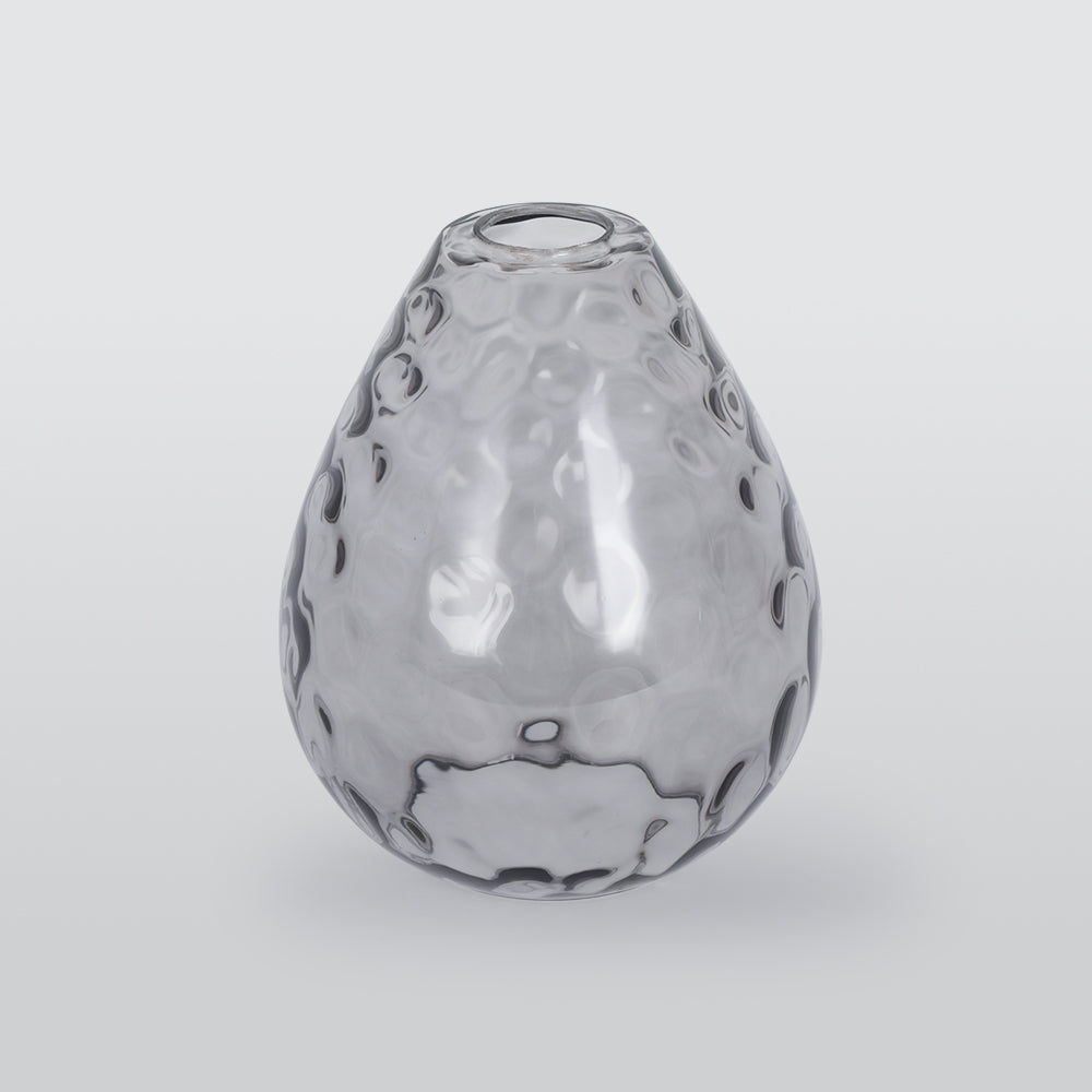 Valentina Vintage Teardrop Pendant Light, Glass/Wood