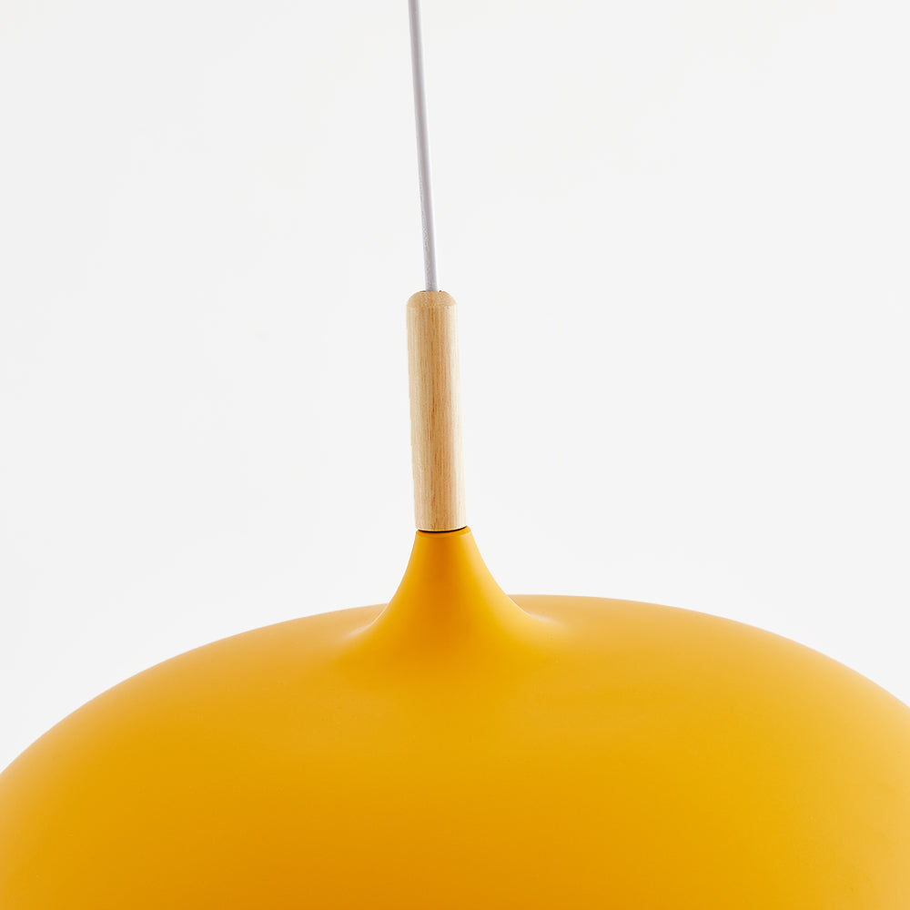 Aria Modern Pendant Light Dome Macaron Dining Room
