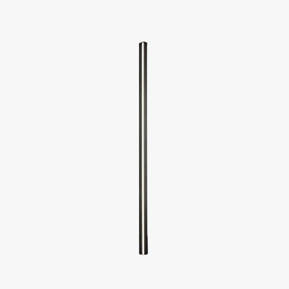 Arisha Minimalist Black Bar Mirror Front Vanity Wall Lamp, Metal/Acrylic