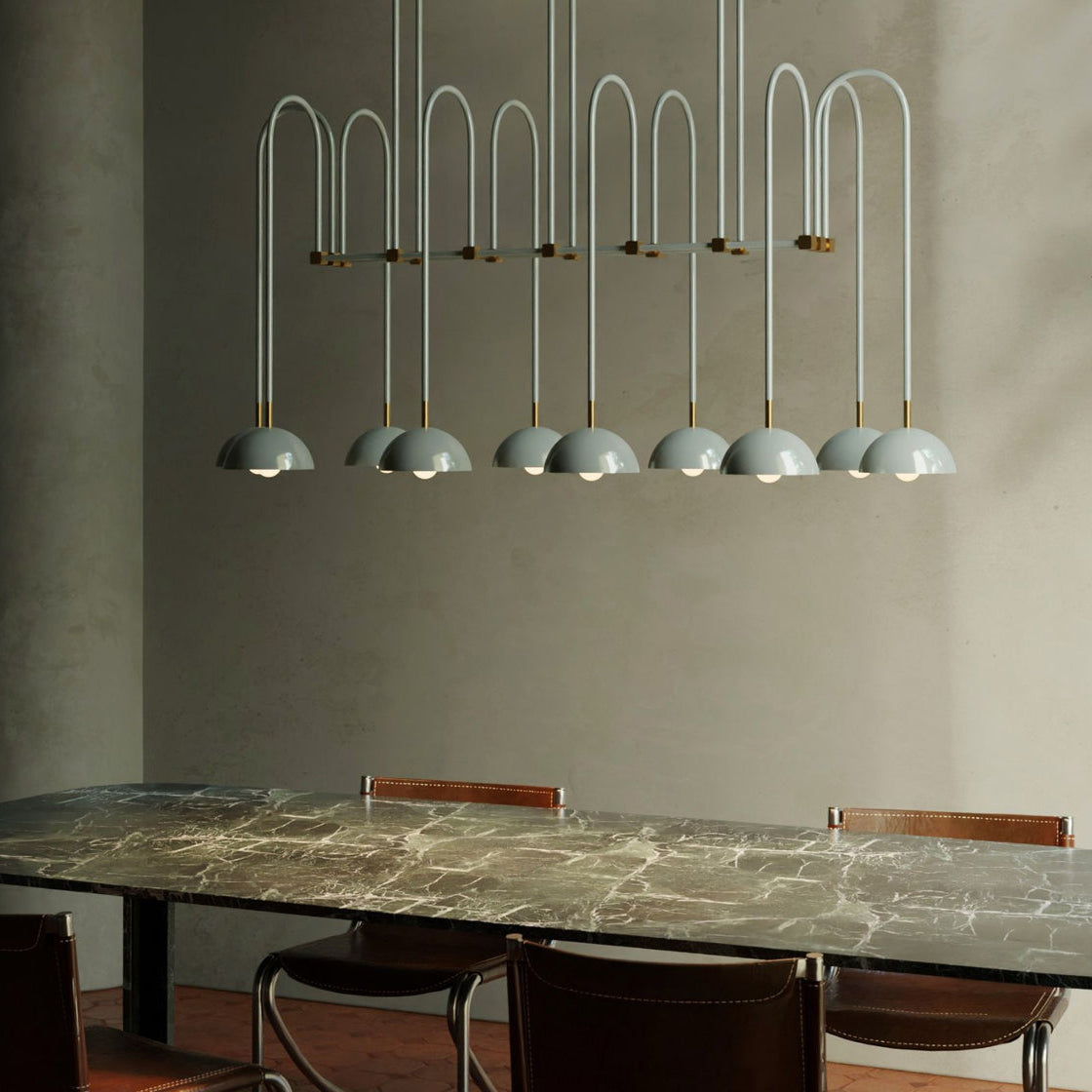 Blikuvyh Vintage Industrial Atelier Brass Chandelier - Letslighting