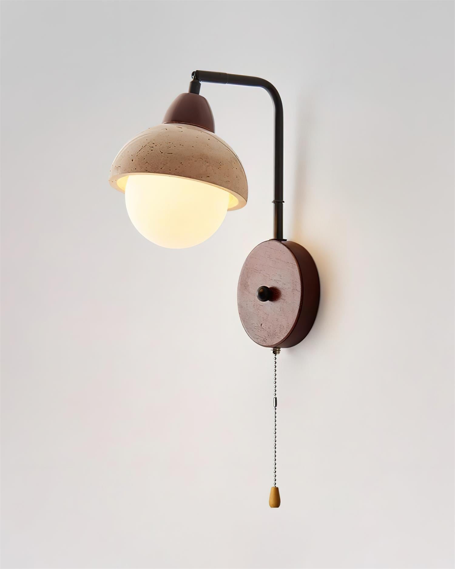 Ritta Applique Murale Dôme Travertin - Neutralighting