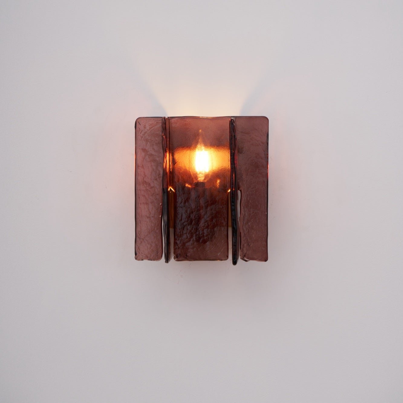 Solanic Lampe Murale Artistique en Verre Élégante - Neutralighting