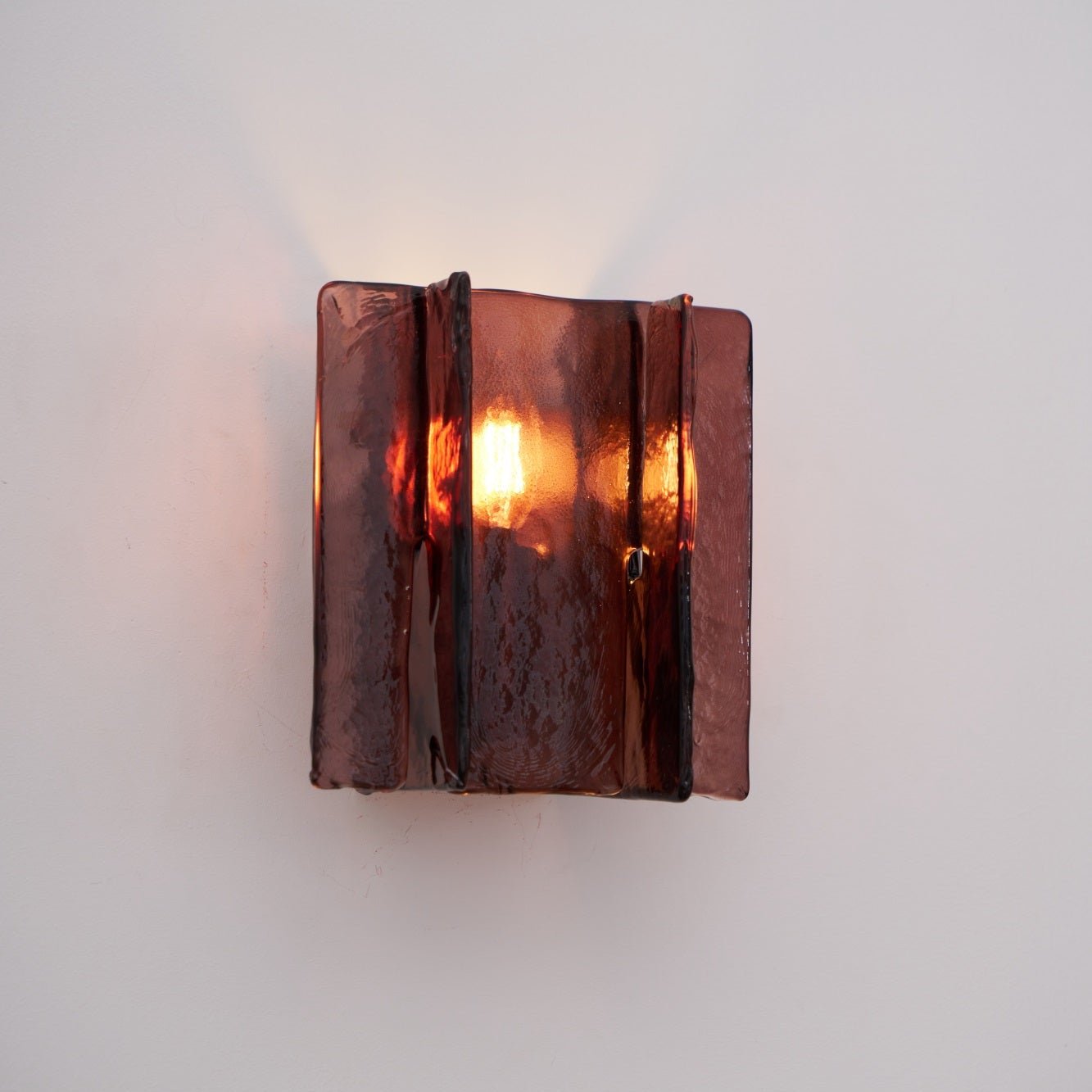 Solanic Lampe Murale Artistique en Verre Élégante - Neutralighting