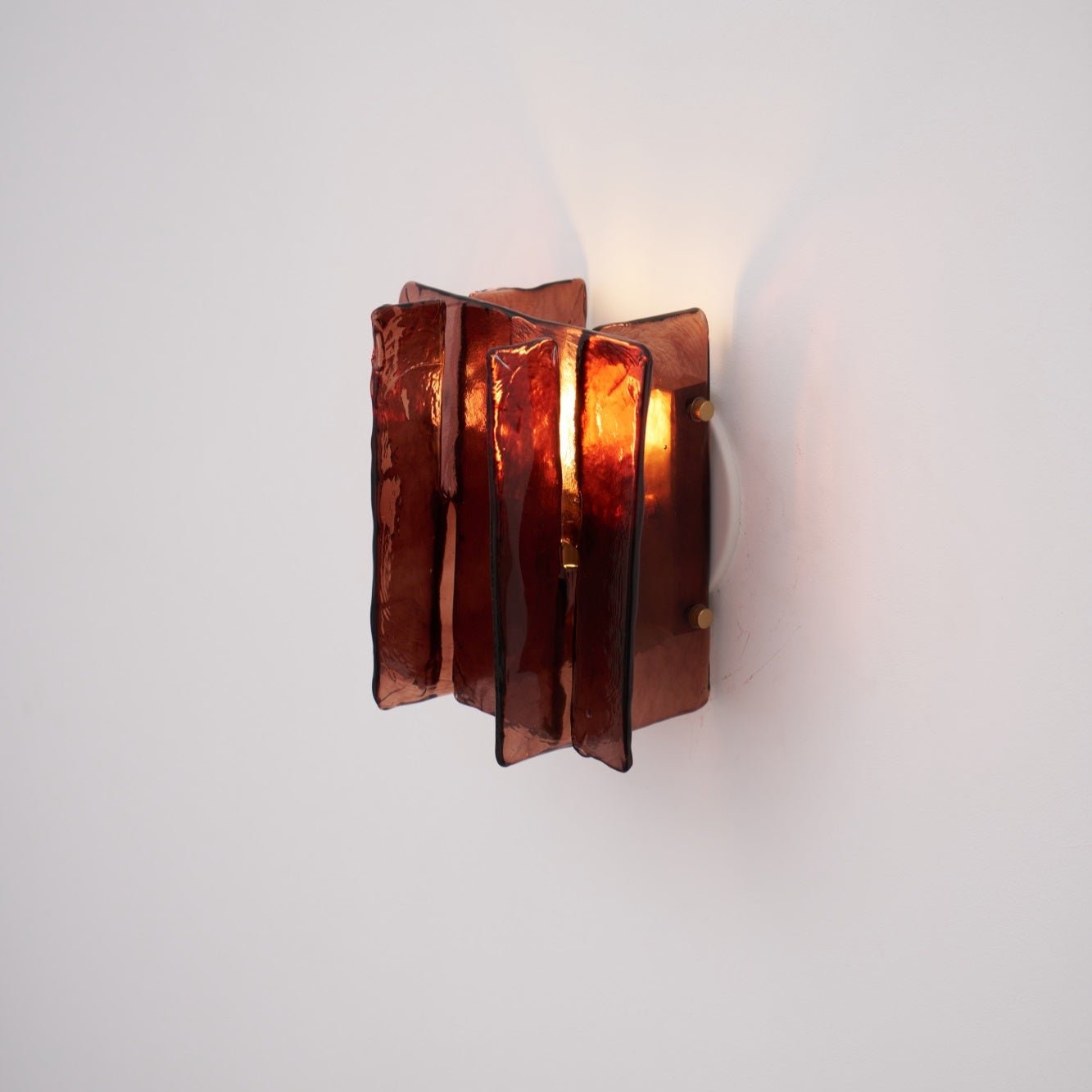 Solanic Lampe Murale Artistique en Verre Élégante - Neutralighting