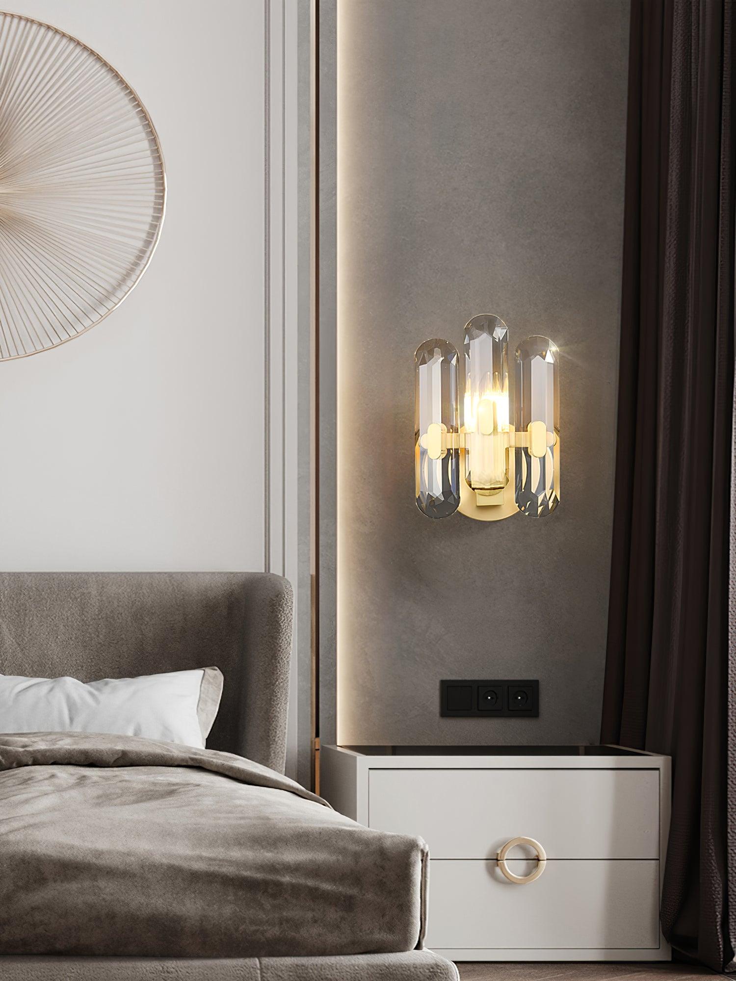 Kristy Postmodern Luxury Crystal Sconce Wall Lamp - Letslighting