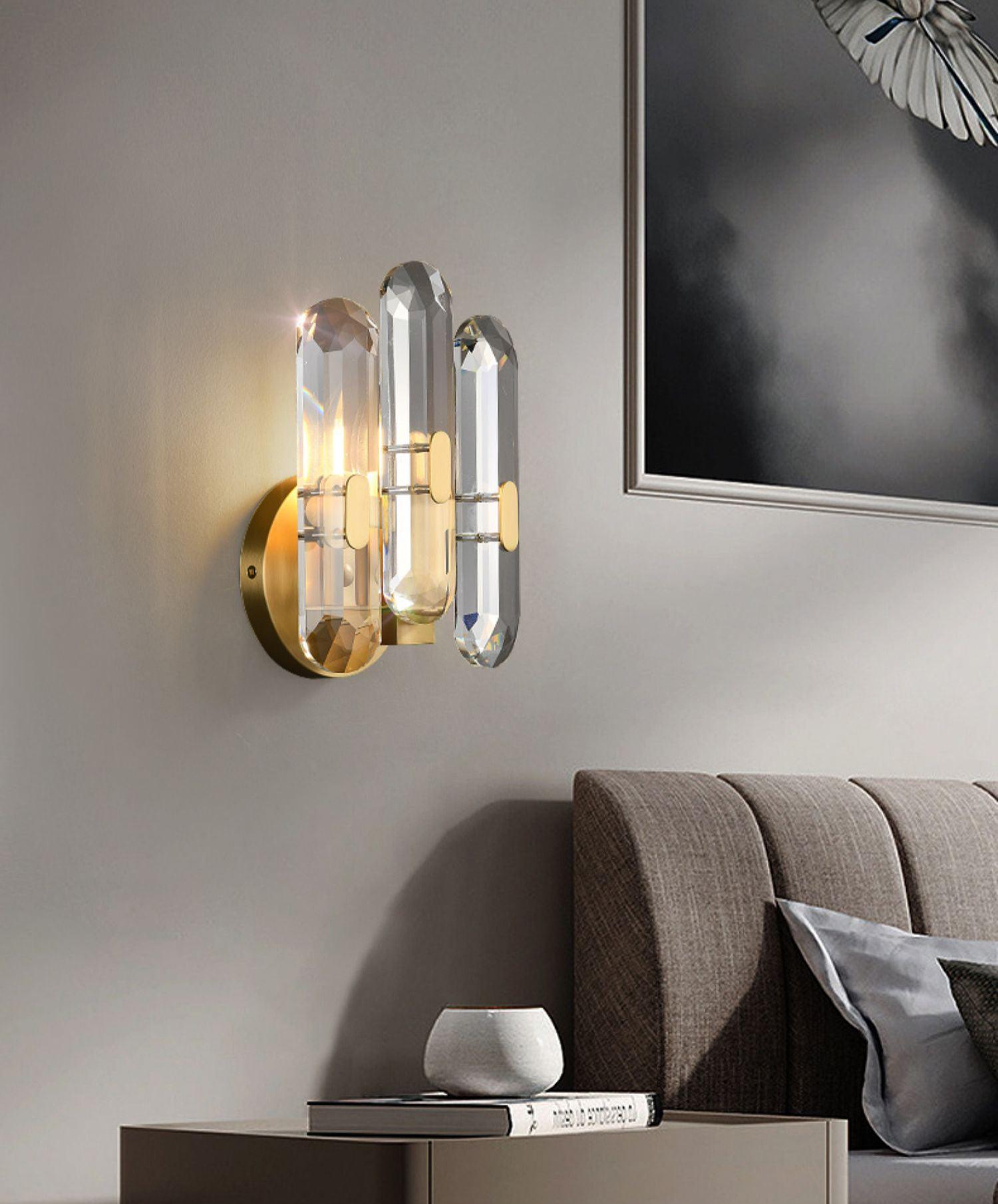 Kristy Postmodern Luxury Crystal Sconce Wall Lamp - Letslighting