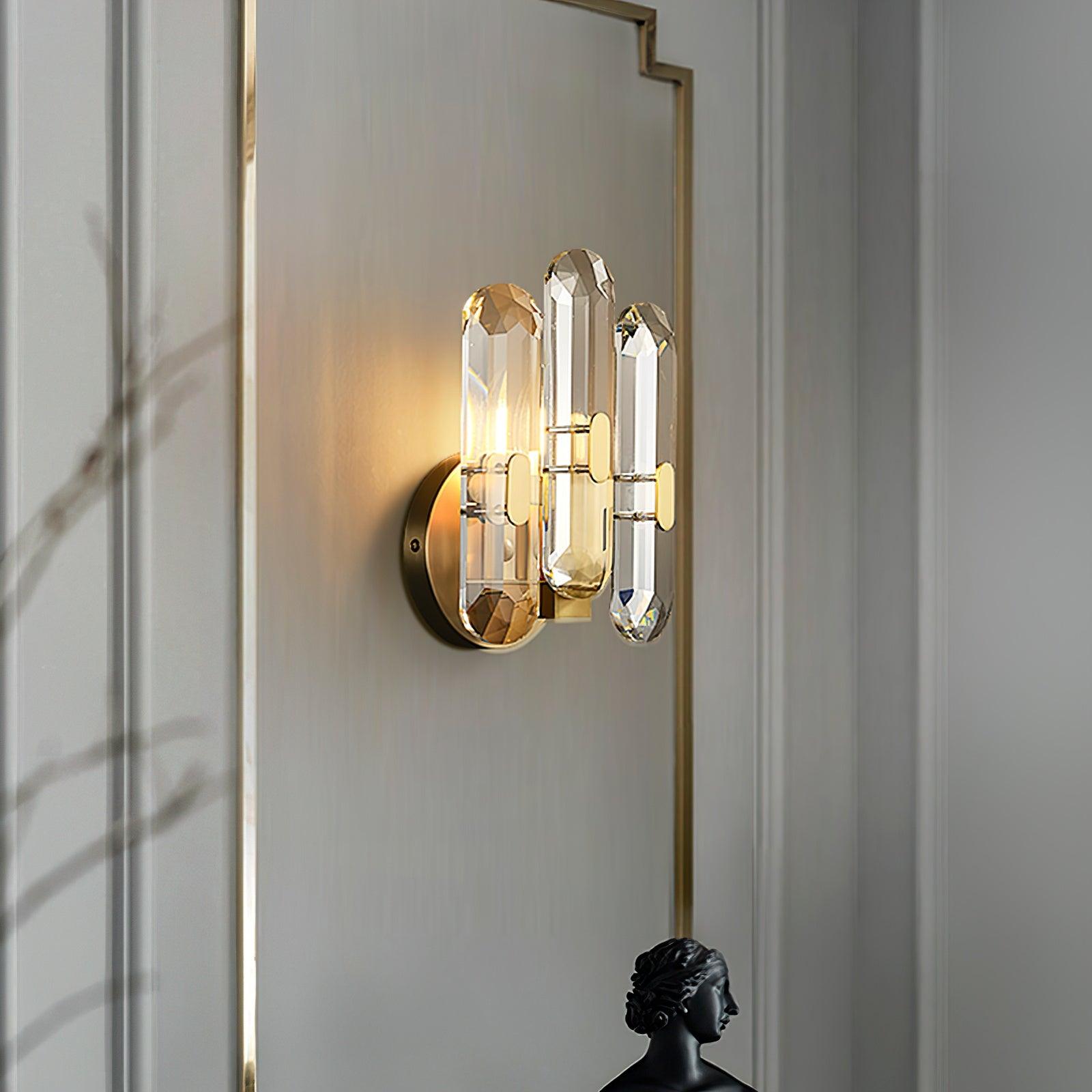 Kristy Postmodern Luxury Crystal Sconce Wall Lamp - Letslighting