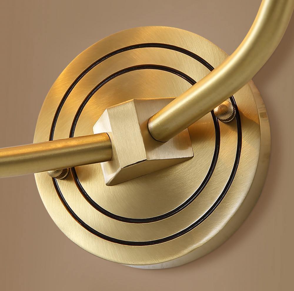 Noble Elegance Deer Head Brass Wall Light - Letslighting