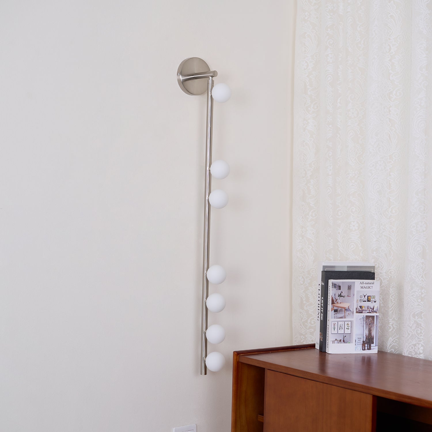 Rory Modern Minimalist Tube Brass Glass Wall Lamp - Letslighting
