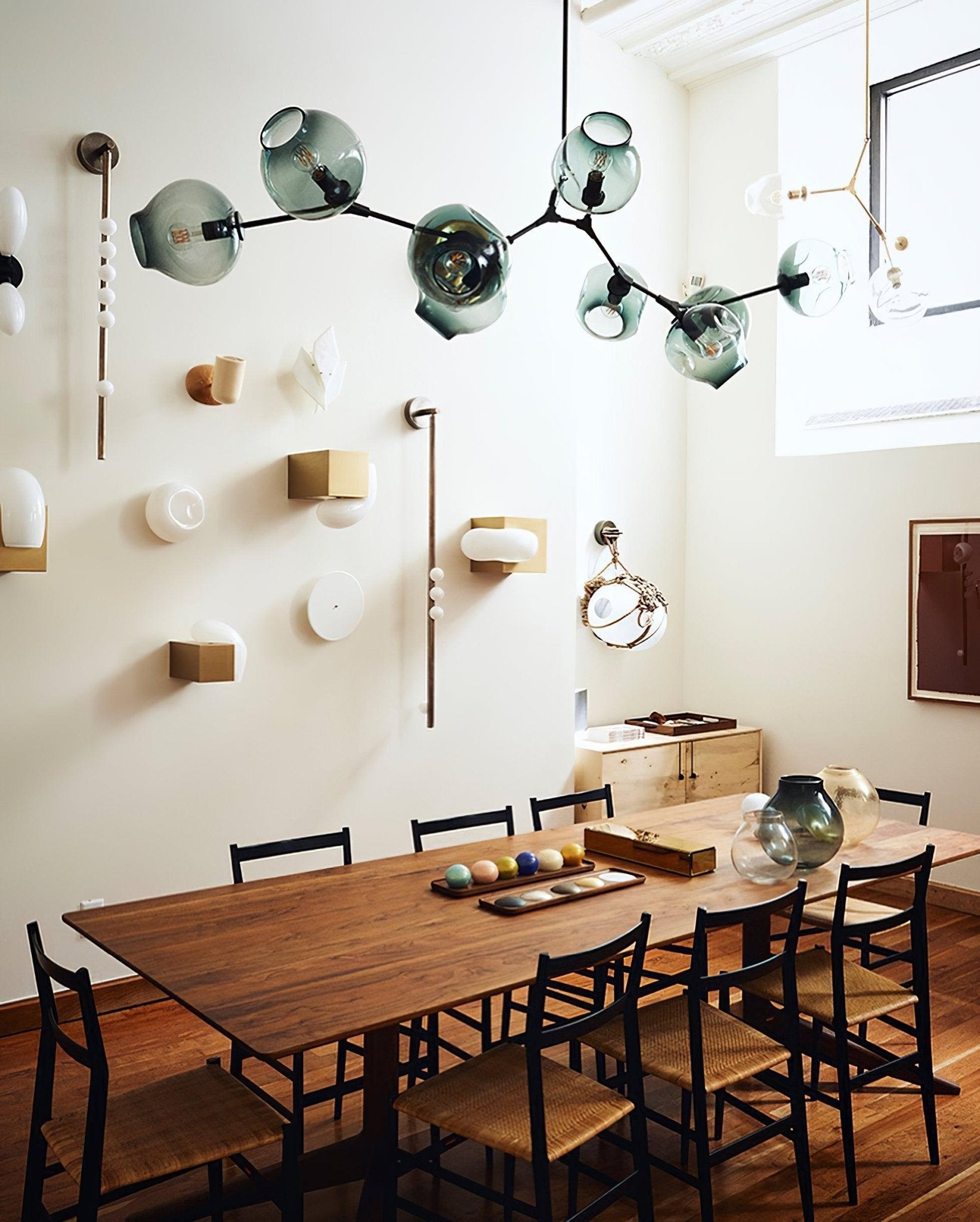 Rory Modern Minimalist Tube Brass Glass Wall Lamp - Letslighting