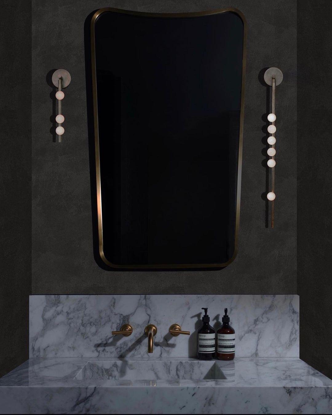 Rory Modern Minimalist Tube Brass Glass Wall Lamp - Letslighting